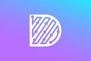 Modern Letter D Digital Logo Templat, a Branding & Logo Template by Advateik ™ (Thumbnail 2 of 4)