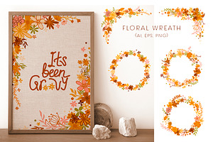 Groovy Retro Flowers Collection