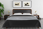 Malaga bedroom set, a Furniture 3D Model by inDahouze (Thumbnail 2 of 7)