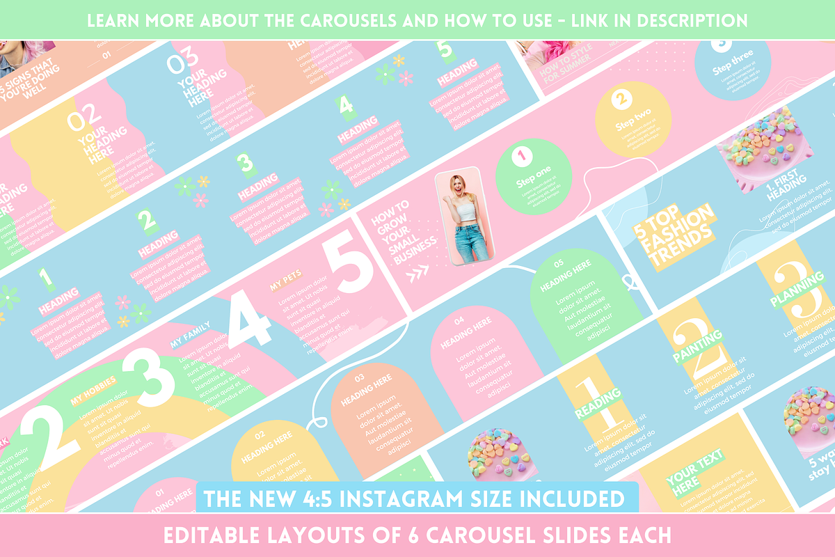 Bright Instagram Template Bundle, a Social Media Template by SunshineStudioBoutique (Photo 7 of 10)