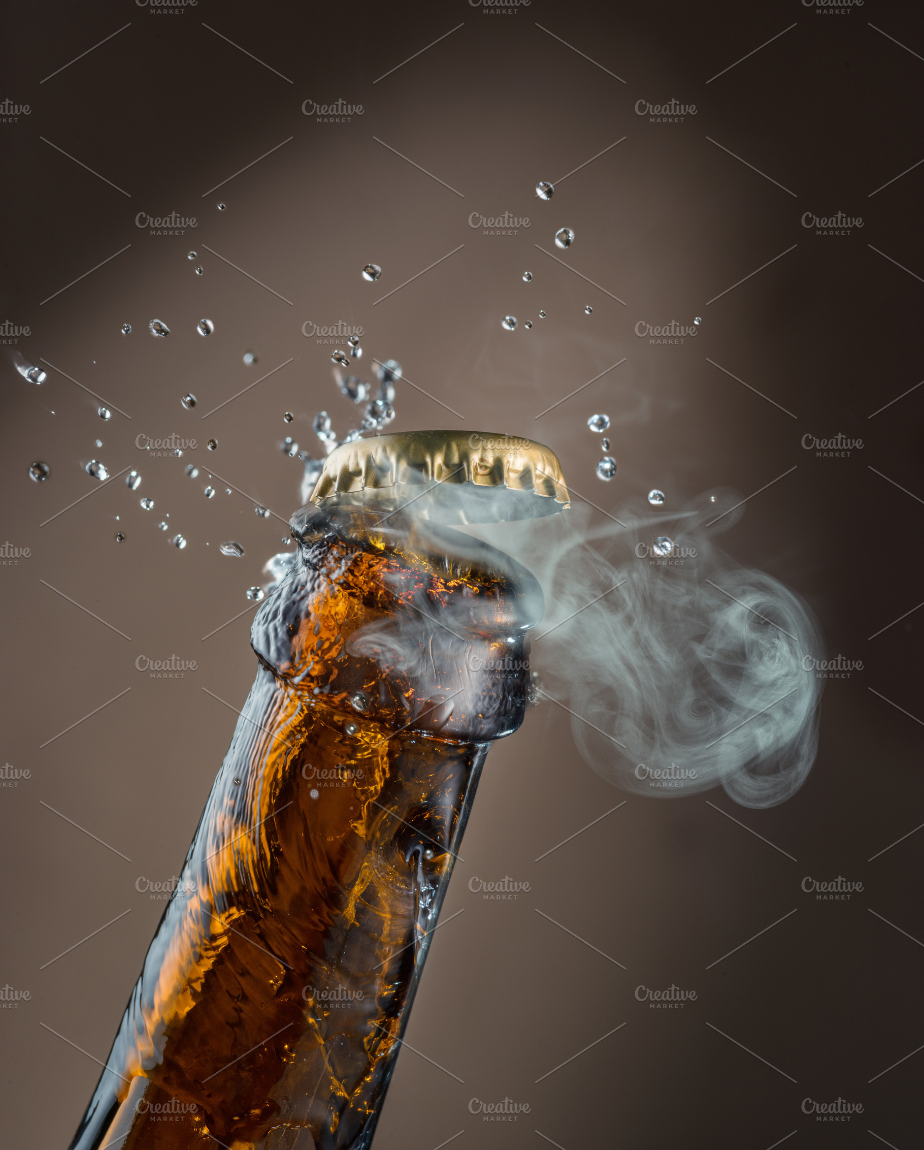 Opening of beer cap, a Food & Drink Photo by Volff
