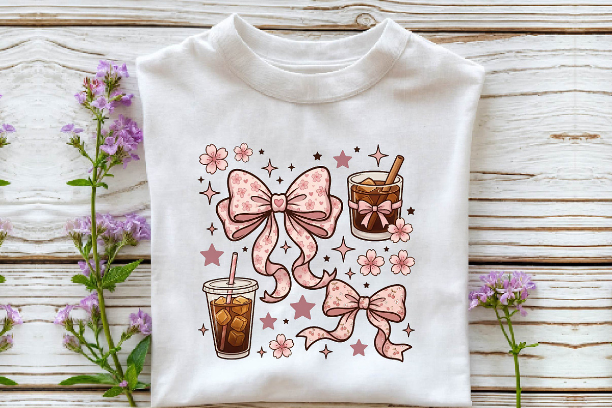 Mother's Day Coquette Coffee PNG, a Work Illustration by DreamPrint404 (Photo 2 of 7)