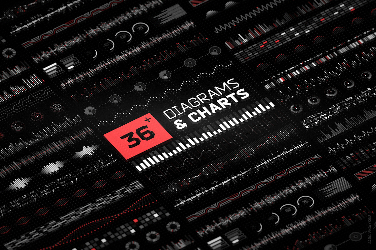 Futuristic UI - 200 Design Elements, an Object Graphic by Samolevsky (Photo 16 of 17)