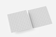 Corporate Square Business Card Mock, an Advertising Mockup by graphypix (Thumbnail 4 of 4)