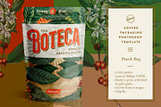 Boteca Pouch Coffee Packaging, a Marketing Template by Ilman (Thumbnail 1 of 4)