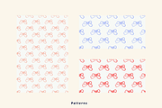 Bows vector pattern, a Pattern Graphic by AnnaEshka (Thumbnail 2 of 2)