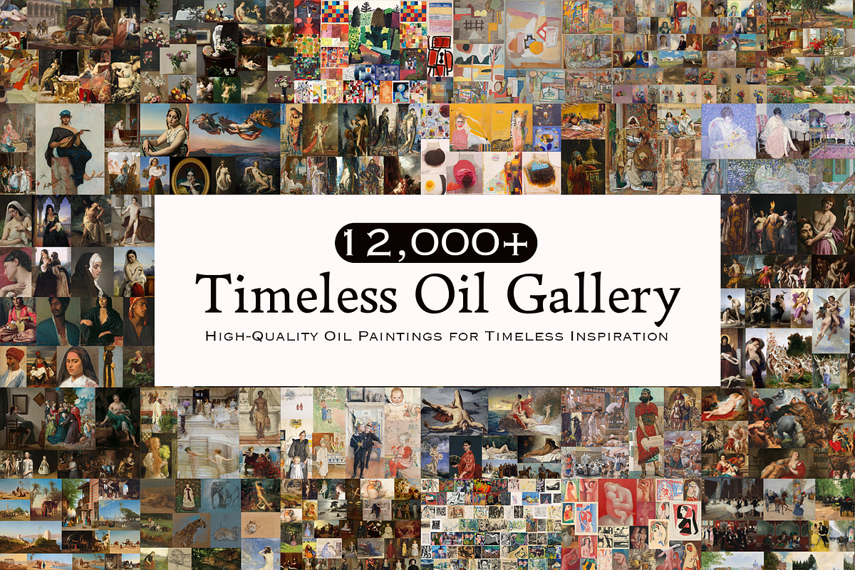 12,000+ Timeless Oil Gallery, a Person Illustration by Lilithcollageart (Photo 1 of 13)