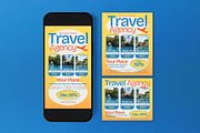 Travel Agency Flyer, a Flyer Template by graphicook (Thumbnail 3 of 3)