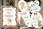 Christmas Goats Cottagecore Clipart, a Seasonal Illustration by divanovskaya_nv (Thumbnail 3 of 15)