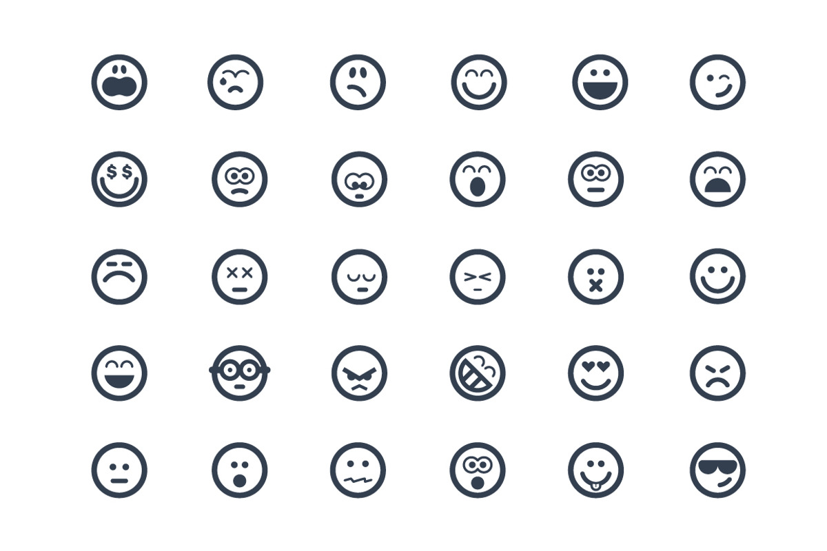 Smile icons