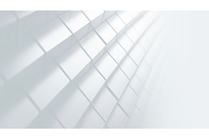 3D Abstract White Background With, an Illustration by BazziBa♥