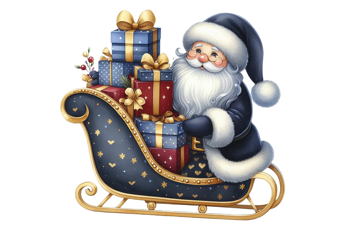 Christams Santa Claus Clipart, an Illustration by Designworld (Photo 5 of 6)