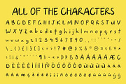 CS Buckle – Ugly Font, a Handwritten Font by Craft Supply Co. (Thumbnail 8 of 8)