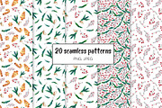 Merry Christmas Watercolor Set, a Decorative Illustration by Olga Alexeenko (Thumbnail 3 of 10)