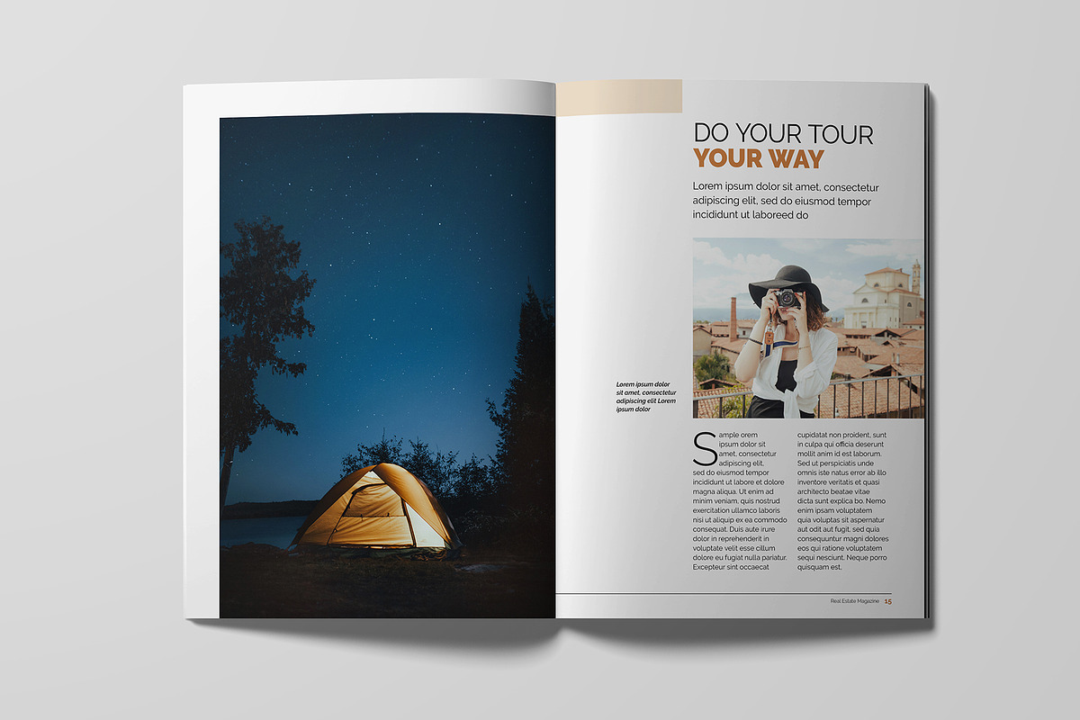 Travel Magazine Template, a Magazine Template by xtratimebd (Photo 5 of 10)