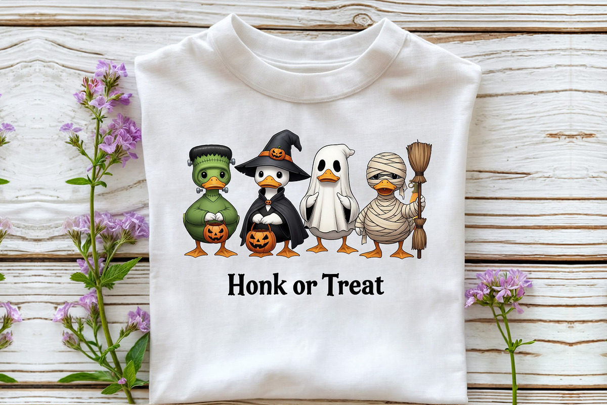 Halloween Goose Hong Trick or Treat, an Illustration by DreamCafeArt (Photo 3 of 7)