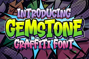 Gemstone Graffiti Font