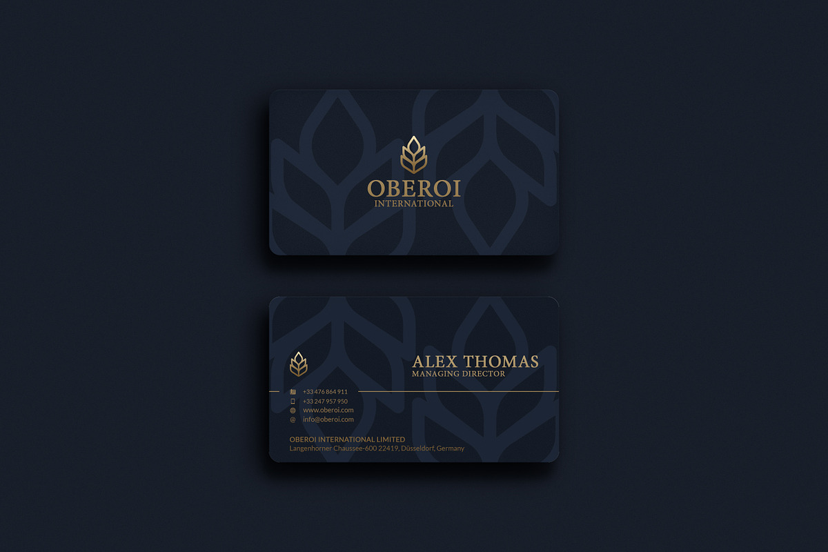 Luxury Business Card, a Business Card Template by Marvel (Photo 3 of 5)