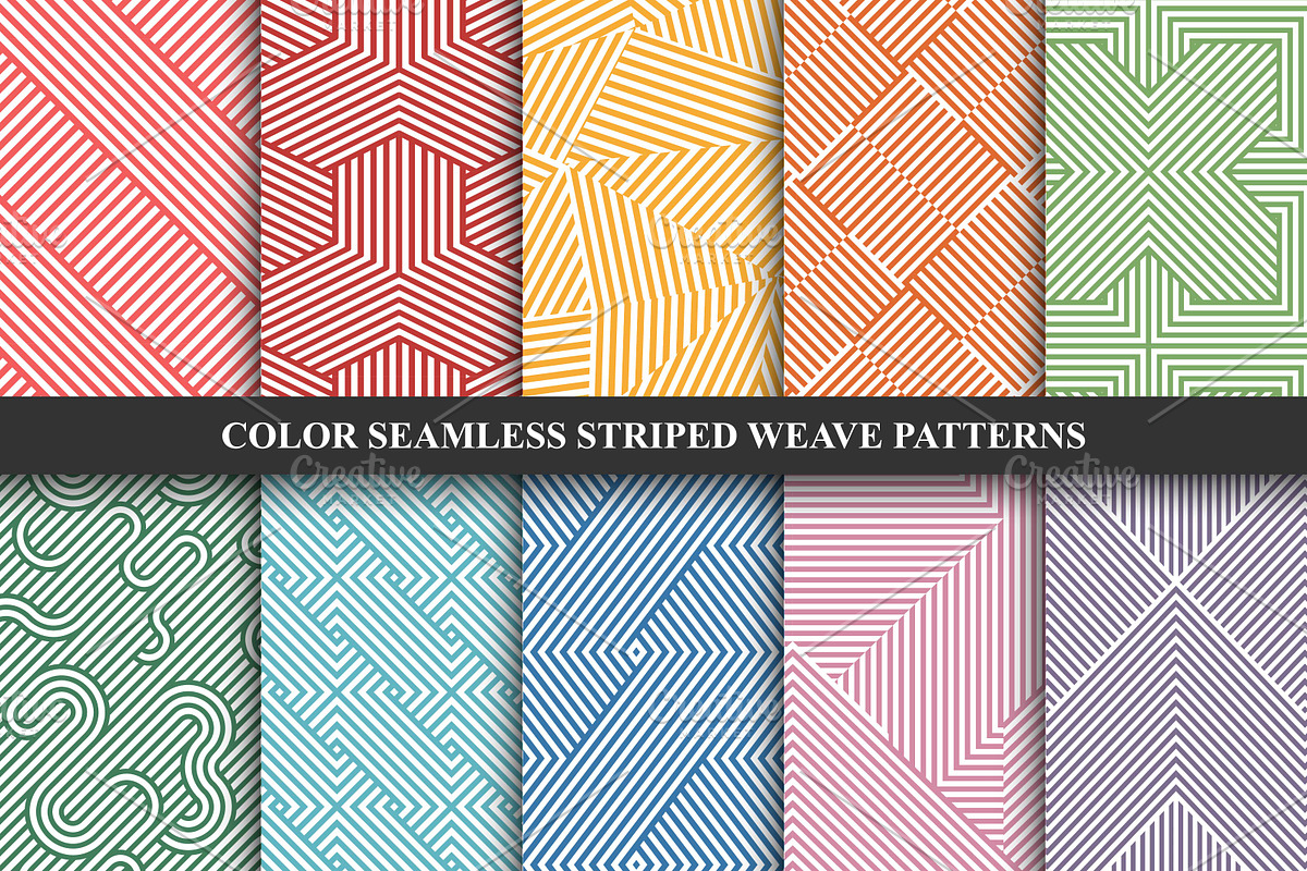 Color striped  geometric patterns, a Pattern Graphic by ExpressShop (Photo 1 of 3)