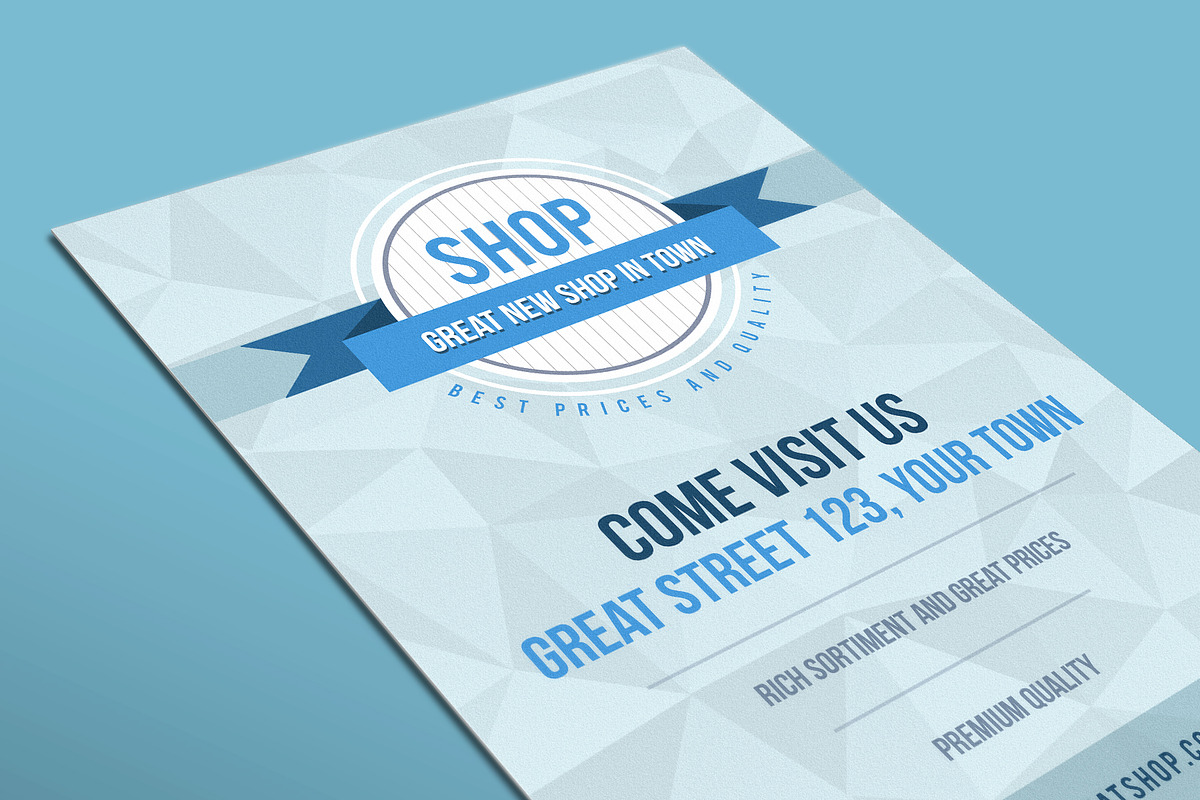 Shop Flyer PSD Template, a Flyer Template by M K GRAPHICS (Photo 3 of 3)