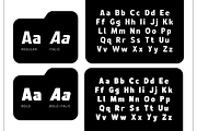 Kageno - Sans Serif Font, a Sans Serif Font by Sronstudio (Thumbnail 13 of 14)