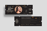 Birthday Party Ticket Template, an Invitation Template by BrandPacks (Thumbnail 5 of 5)