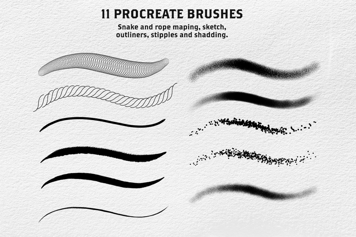 Procreate - Essential Tattoo Brushes, a Graphic by Born to Love (Photo 2 of 4)