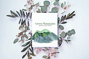 Watercolor Mountain Landscapes, a Seasonal Illustration by Anntre (Thumbnail 4 of 4)