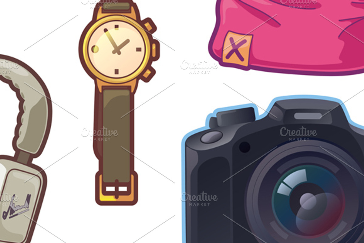 Set of Clothes and Accessories preview 2
