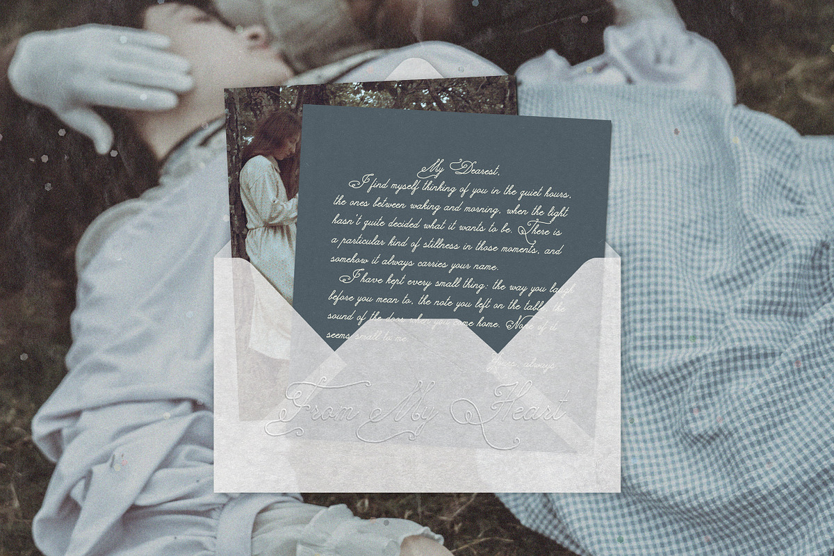 Hour of Dew | Romantic Swash Script, a Script Font by AnMark (Photo 14 of 17)