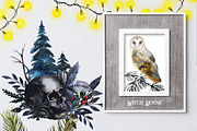 Watercolor Witchy Winter, a Food Illustration by Fluffy Unicorn (Thumbnail 3 of 14)