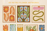Retro Posters Groovy Flower Market, a Decorative Illustration by Ayya Studio (Thumbnail 11 of 16)