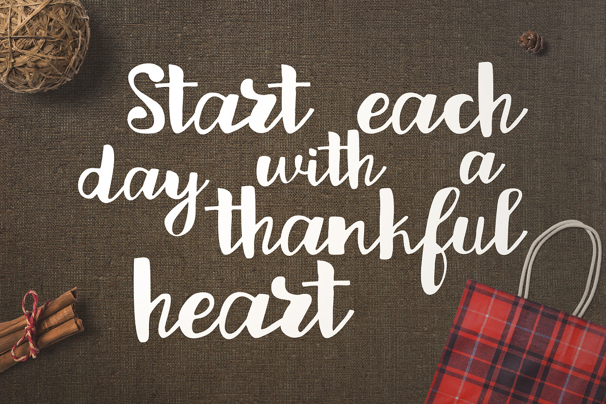 Abermad - brush font preview 6