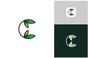 Letter C Leaf Nature Logo, a Branding & Logo Template by ika trisiana (Thumbnail 1 of 2)