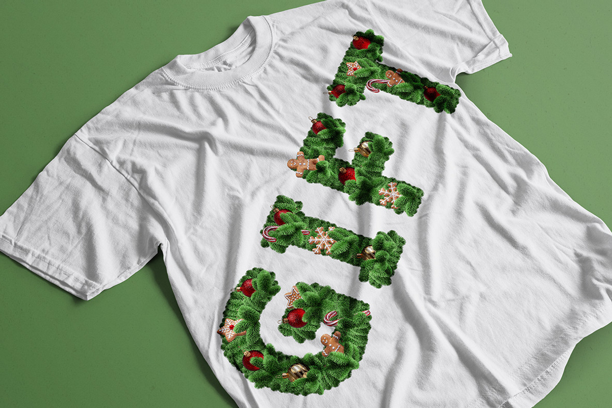 Christmas Fir Font, a Font by Handmadefont (Photo 6 of 9)