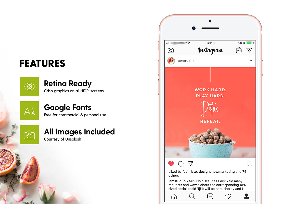 SALE 2in1 Detox Week Edition, a Social Media Template by The Wedding Shop (Photo 11 of 13)