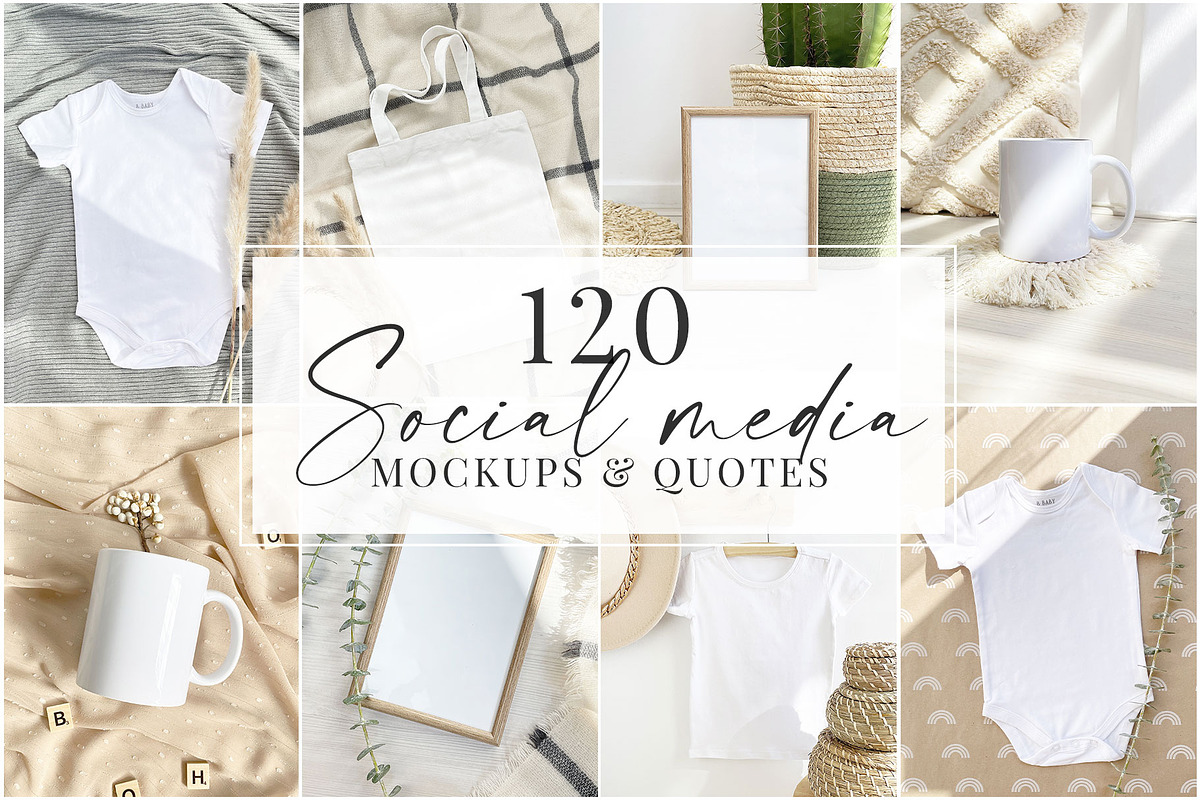 Social media mockups & quotes, a Household Mockup by Michèle Kae (Photo 1 of 10)