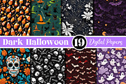 Dark Halloween Seamless Papers, a Background Photo by Wow Magic (Thumbnail 1 of 2)