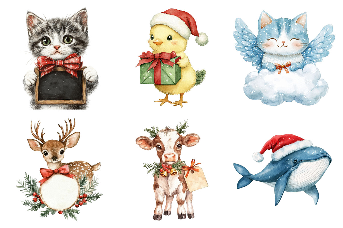 African American Christmas Clipart, an Illustration by Daily.Designs (Photo 3 of 5)