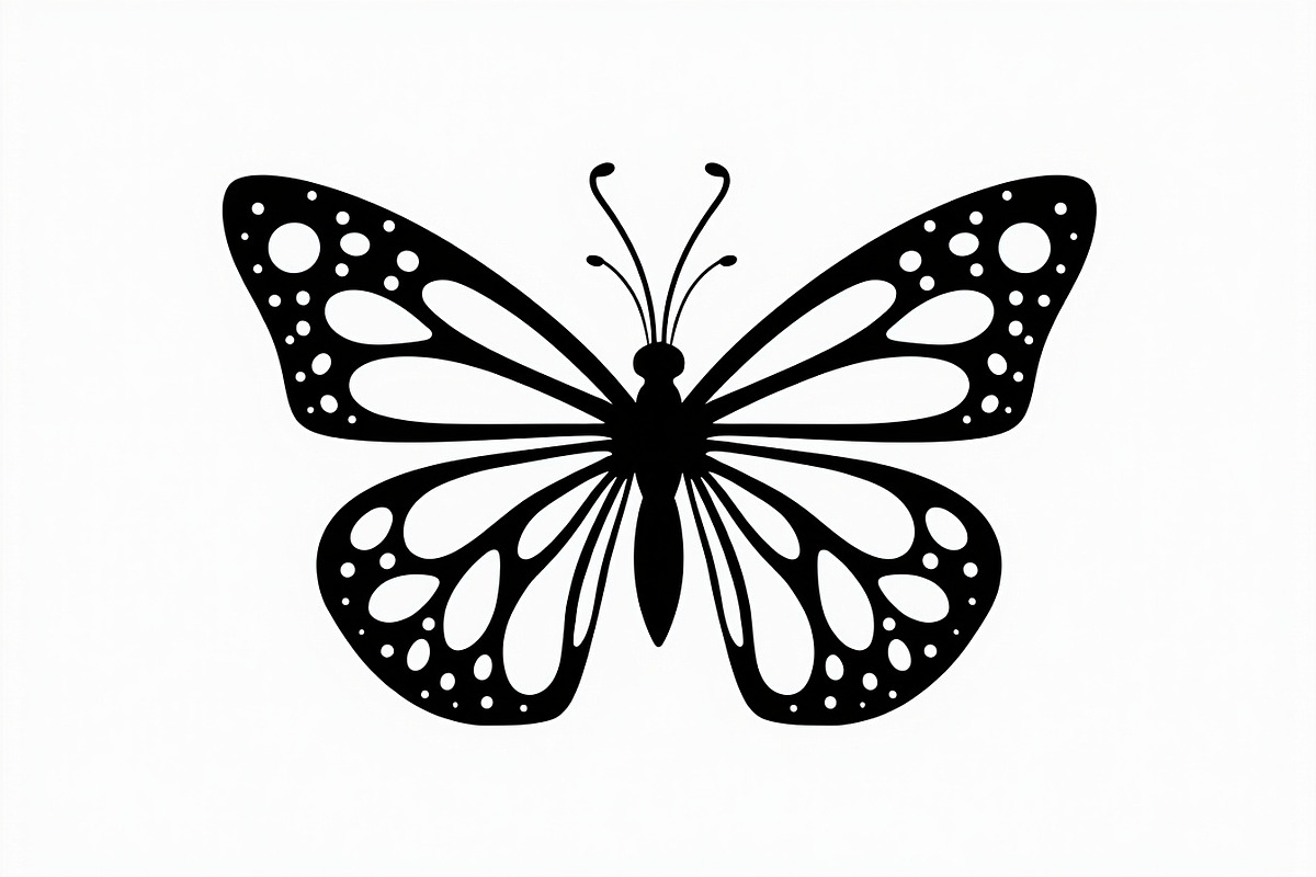 Delicate Butterfly Laser Cut Design, an Illustration by hafijul (Photo 7 of 13)
