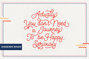 Kingbirds - 6 Styles Monoline Script, a Script Font by Letterhend Studio (Thumbnail 4 of 9)