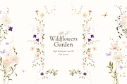 Delicate Watercolor Wildflowers, a Decorative Illustration by Altea Design Studio (Thumbnail 1 of 12)