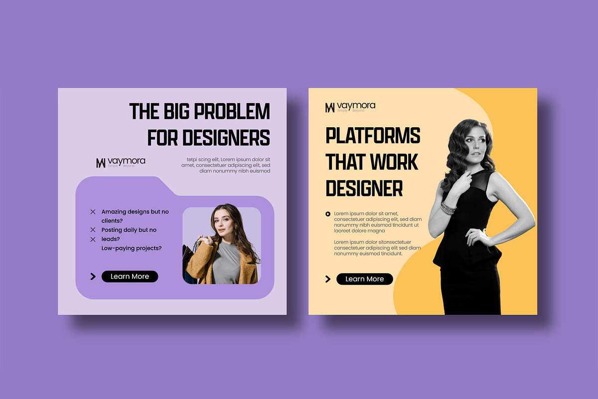 Modern Social Media Post & Story, a Social Media Template by MightyDesign (Photo 4 of 7)