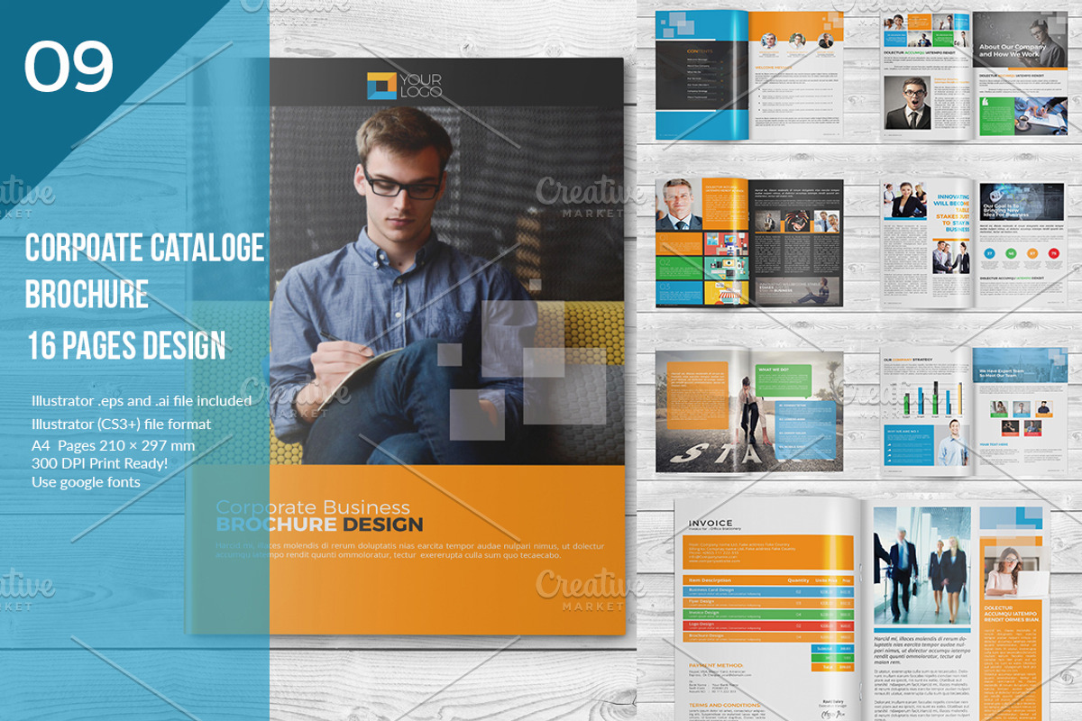 10 Multi-pages Brochure -Big Bundle, a Brochure Template by Cristal Pioneer (Photo 9 of 11)