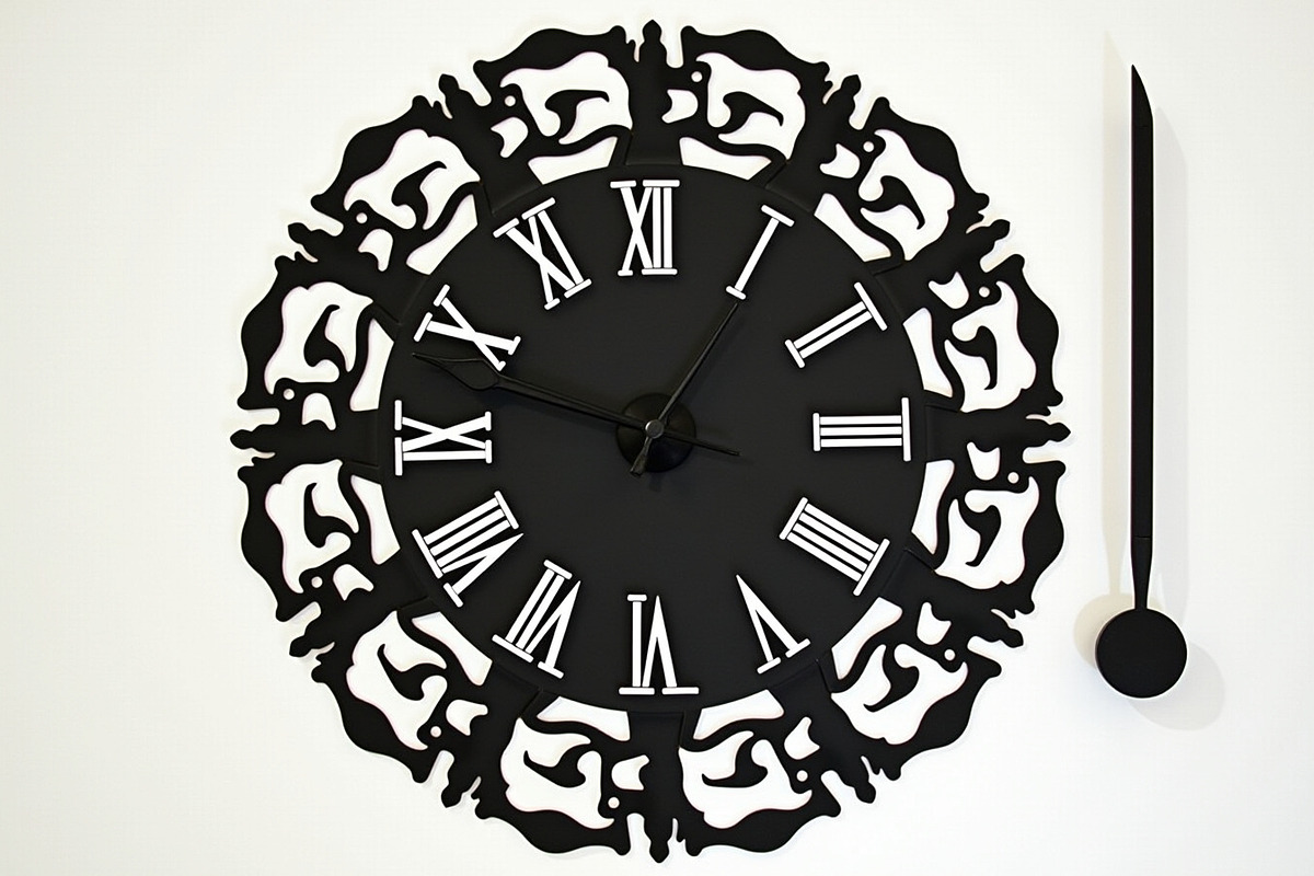 Vintage Wall Clock Victorian design, an Illustration by Amazin_art (Photo 21 of 21)