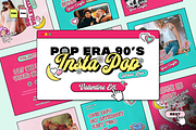 Pop Era 90s - Valentine’s Day, a Social Media Template by Sixtysix Labs (Thumbnail 1 of 10)