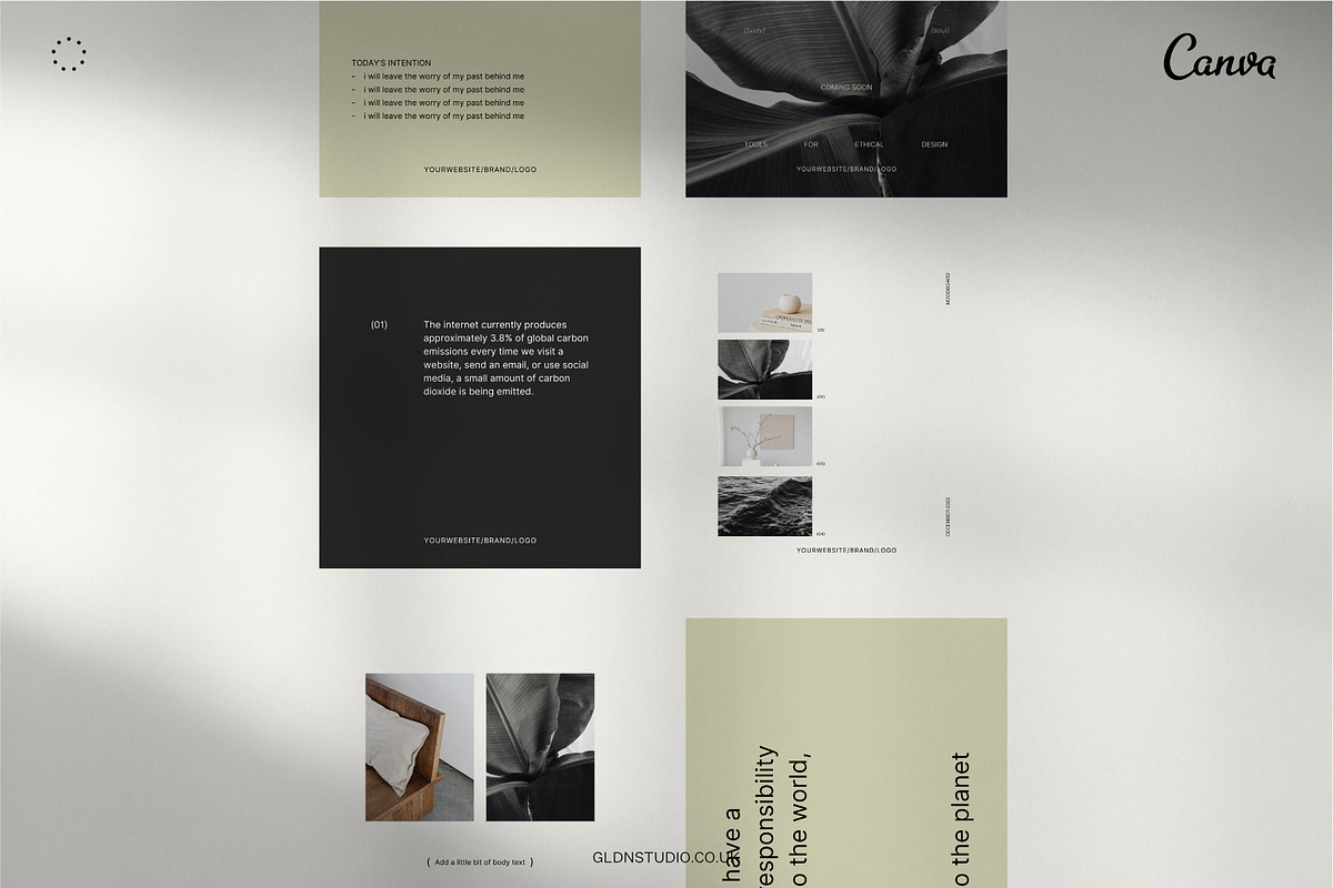 Minimal Canva Templates, a Social Media Template by GLDN Studio (Photo 7 of 8)