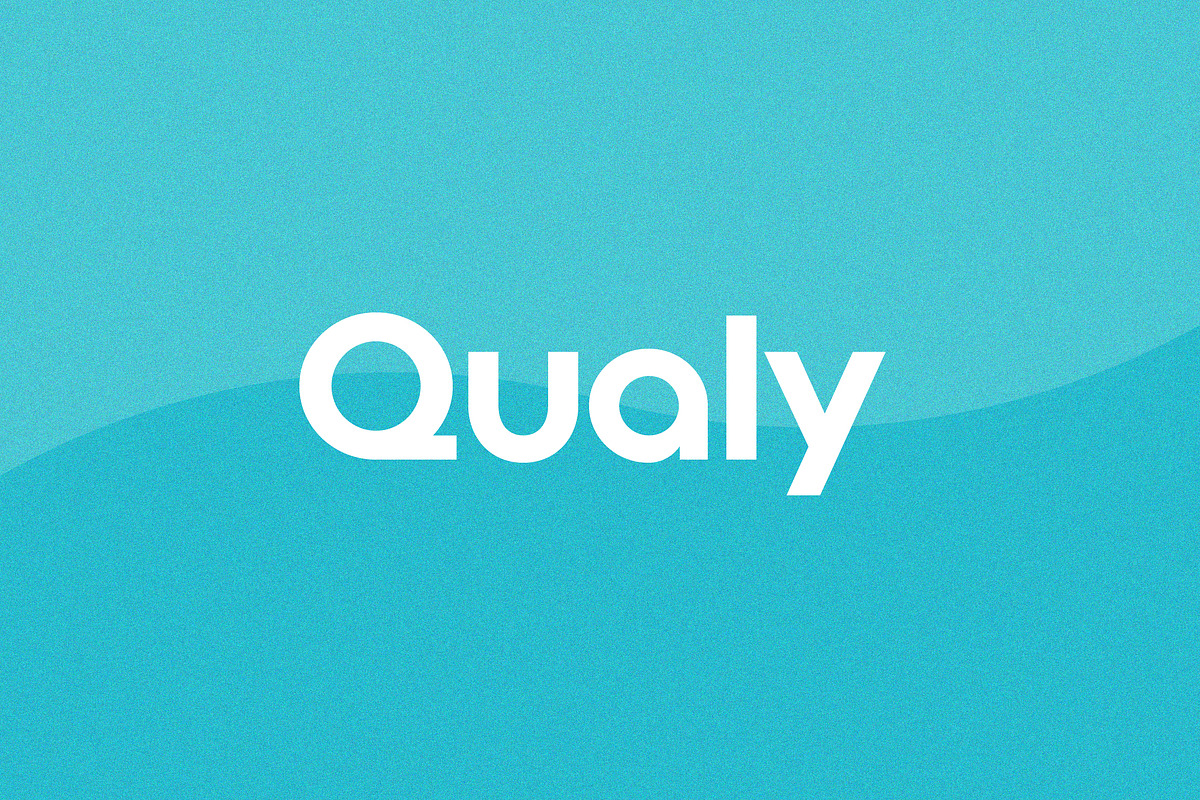 Qualy Logo Font, a Sans Serif Font by Shina Design (Photo 1 of 8)