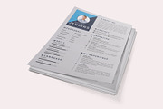 Resume Template and Cover Letter, a Resume Template by designvillage (Thumbnail 3 of 13)