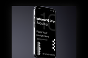 Floating iPhone 16 Pro Mockup, an iPhone Mockup by MD.HAMZA.DESIGNS (Thumbnail 3 of 4)